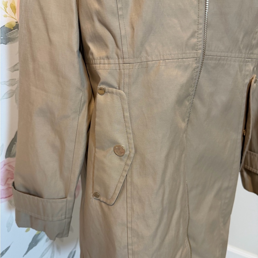 Michael Kors Tan Trench Coat - Picture 2 of 10